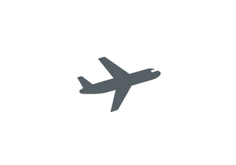 Obraz premium Sleek modern airplane soaring through a clear sky, symbolizing travel and freedom