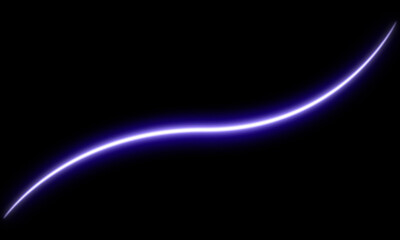 Abstract futuristic glowing neon curve line design template for digital art