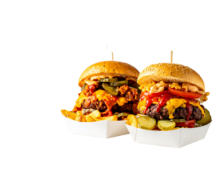 Succulent Grilled Chicken Kebab on Skewer with Colorful Vegetables, Isolated on Transparent Background