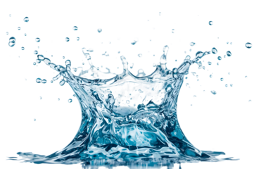 Liquid Crown: Capturing a moment of pure fluid dynamics, the photograph freezes the elegant splash of a water droplet, revealing intricate details and dynamic patterns in pristine detail.