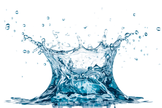 Liquid Crown: Capturing a moment of pure fluid dynamics, the photograph freezes the elegant splash of a water droplet, revealing intricate details and dynamic patterns in pristine detail.