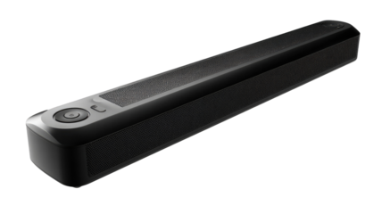 Sleek, dark gray handheld scanner