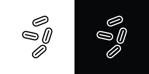 Obraz premium Yeast icons. vector symbol illustrations.