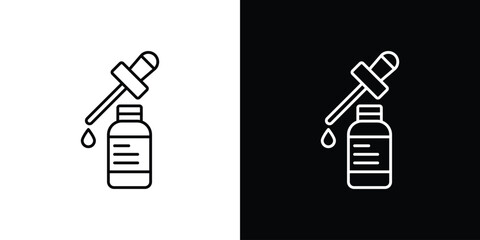 Serum icons. vector symbol illustrations.