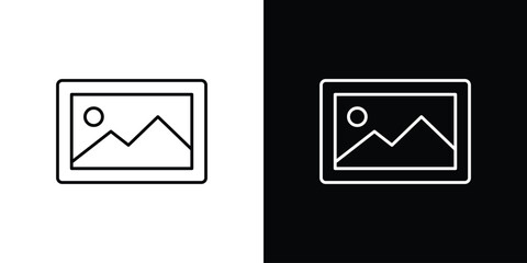 Picture icons. vector symbol illustrations.