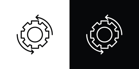 Optimization icons. vector symbol illustrations.