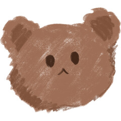 bear face illustration 