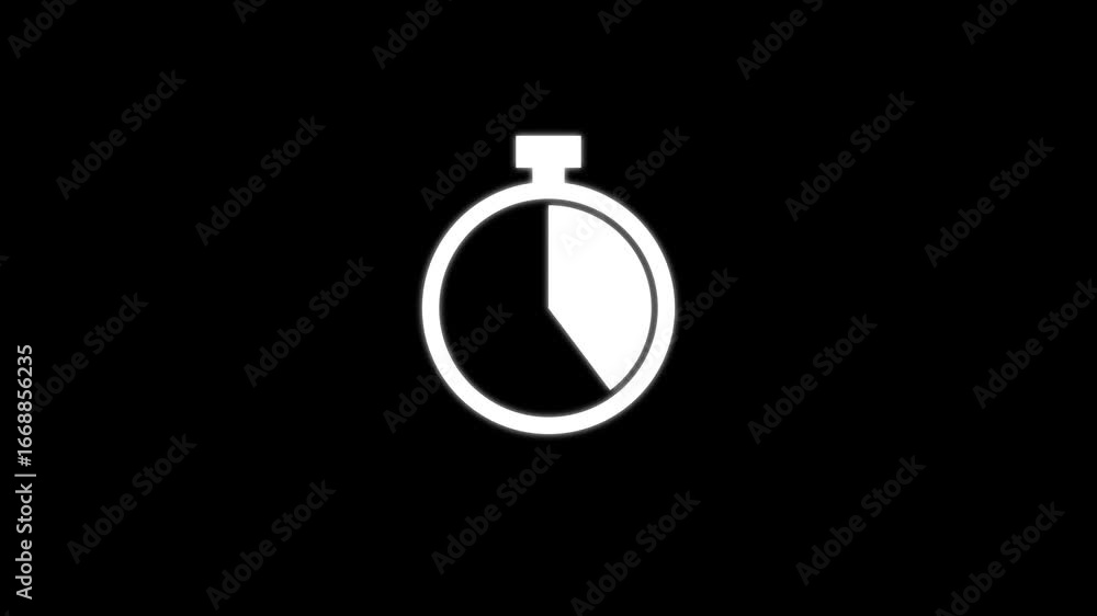 Poster 10 seconds countdown with motion graphic, in and out, fill up the circle pie, exercise pause, animat