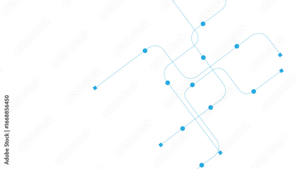 Poster abstract futuristic technology background. technology background with crossed lines and dots.