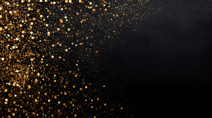 It has a black background with yellow stars on the sides