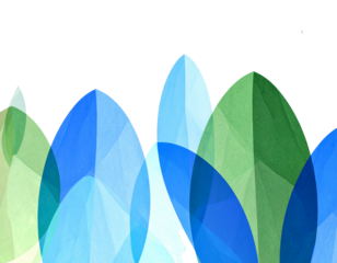 Facebook business page cover (transparent shapes + logo space)