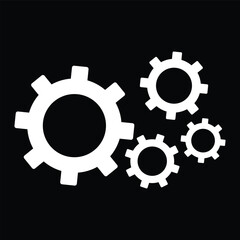 Teamwork Gears Connection Symbol