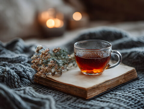 A reflective New Year celebration at home, with a jornal, tea, and a focus on etting simple, achievable oals for the year