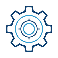 gear icon vector illustration