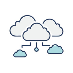 cloud computing concept illustration