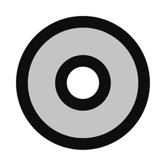 vector black circle icon