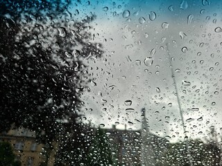 rain drops on window