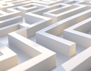 Infinite 3D geometric pattern with soft shadows