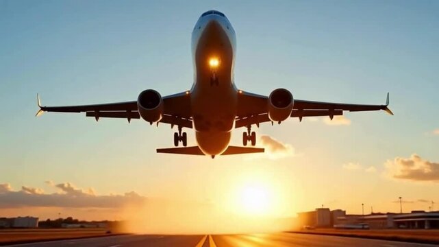 Plane Taking off at Reagan National Airport
