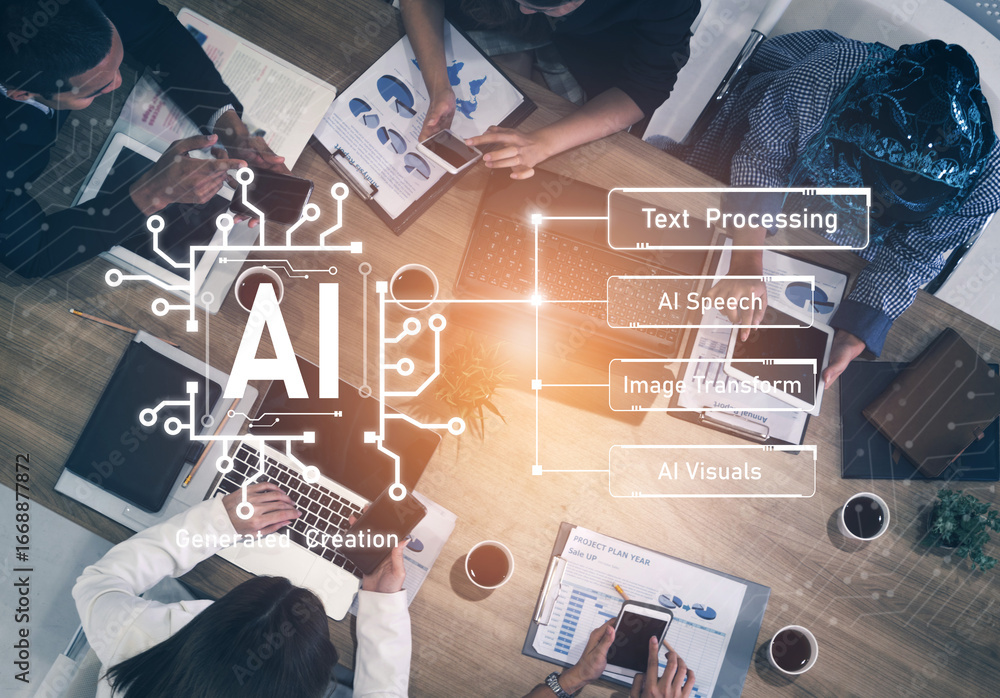 Poster ai assistant with llm, big data, machine learning, and generative ai powers prompt engineering and s