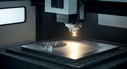 Laser-Based Machine Fabricating Metal Component