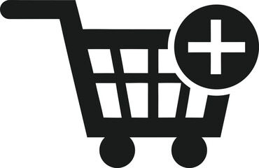 Add to Cart Icon silhouette