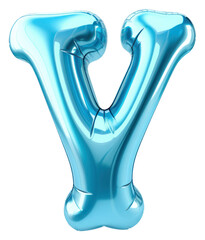 PNG Letter Y turquoise white background heart.