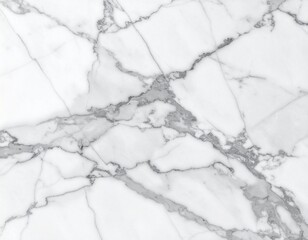 Ultra-Detailed White Carrara Marble Texture with Fine Grey Veining – High Resolution Background