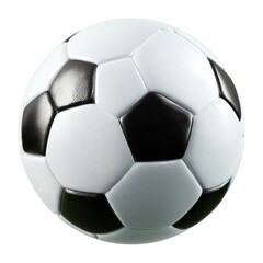 White and black soccer ball