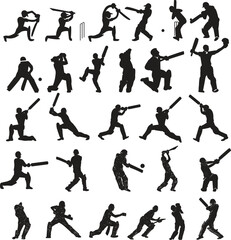 vector silhouettes of people