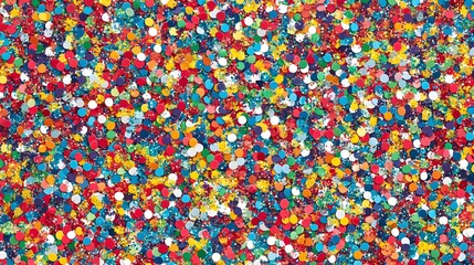 Vibrant Rainbow Glitter Confetti Texture Background