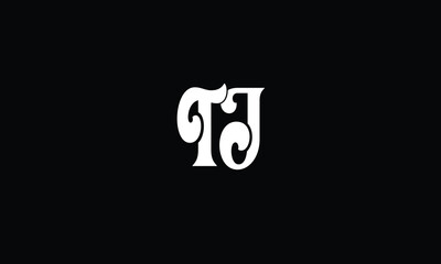 Obraz premium TJ,JT,J,T,J,T abstract, letters, logo, monogram, style, symbols, ambitions, icons, 