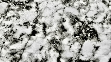 abstract black and white granite mineral surface with crystalline texture for background or stone...