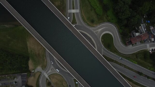 Sart Canal Bridge offers stunning summer views and winding roads in La Louviere