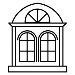 silhouette of a window