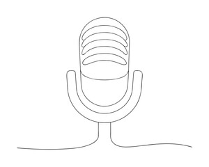 realistic microphone icon art vector isolated flat design  