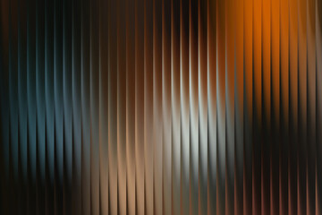 colorful ribbed glass gradient background with neon glow and ripple blur, abstract futuristic digital design for wallpapers and posters