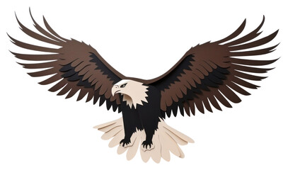 Obraz premium PNG Eagle animal flying bird.