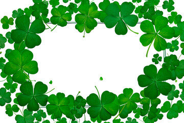 Fototapeta premium frame of green leaves