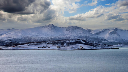 beautiful landscapes in Norwegian Lapland