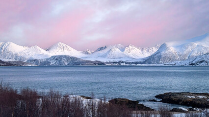 beautiful landscapes in Norwegian Lapland
