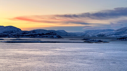 beautiful landscapes in Norwegian Lapland
