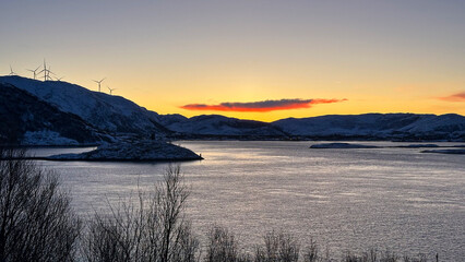 beautiful landscapes in Norwegian Lapland