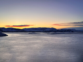 beautiful landscapes in Norwegian Lapland