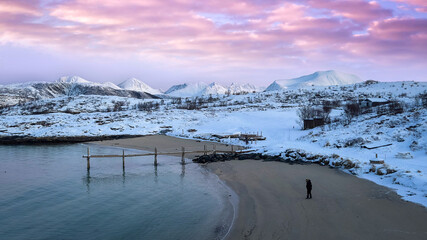 beautiful landscapes in Norwegian Lapland