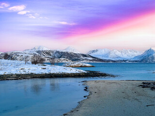beautiful landscapes in Norwegian Lapland