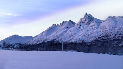 beautiful landscapes in Norwegian Lapland