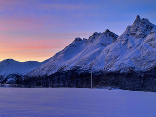 beautiful landscapes in Norwegian Lapland