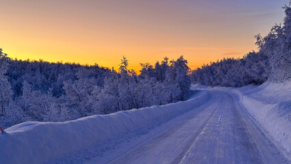 beautiful landscapes in Norwegian Lapland