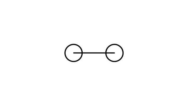Dumbbell Outline Icon Simple Black Background Fitness - Powered by Adobe